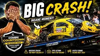 Combe Countdown Racing Meet 2024 *BIG CAR CRASH!* Castle Combe Circuit
