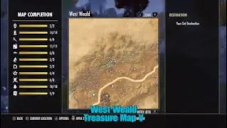 ESO West Weald, Treasure Map V, Location, The Elder Scrolls Online, Treasure map 5