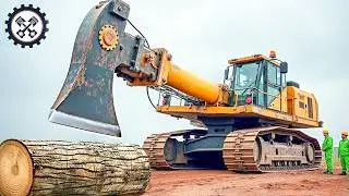 Extreme Dangerous Fastest Big Chainsaw Cutting Tree Machines | Biggest Heavy Machinery Machines