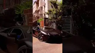 Black Lamborghini 😍 #shorts #tharlover