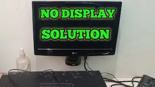 How to repair। no display computer।no signal display। desktop computer no display