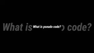 what is pseudocode??