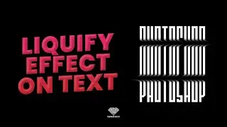 How to Create Liquid Text Effect Using Liquify in Photoshop