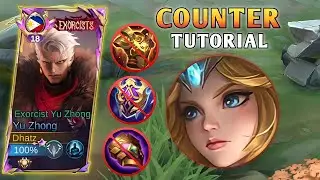 HOW TO COUNTER EDITH IN EXPLANE USING YU ZHONG? TRY THIS | YU ZHONG TUTORIAL - MLBB