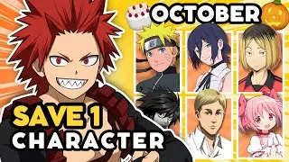 Save 1 ANIME CHARACTER born each DAY in OCTOBER🔥🎃 | ANIME QUIZ