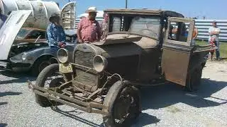 Sears Allstate and 1929 Model A pickup at auction