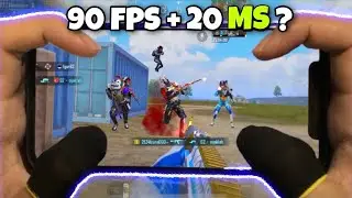 90 FPS + 20 PING 😈 | HANDCAM | PUBG Mobile