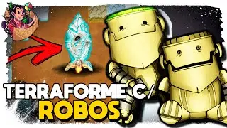 TERRAFORME UM PLANETA UTILIZANDO ROBÔS - Craftomation 101 #01 - Gameplay PT BR