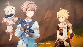 [JAP DUB, ENG SUB] Returning to Direidyth (Genshin impact cutscenes)