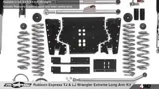 Rubicon Express Extreme Duty Long Arm Kit for Jeep TJ Wrangler