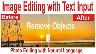 AI Image Editing with Text Input, Natural Language Based Image Editing