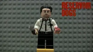 Lego Reservoir Dogs custom painted Vic Vega (Mr. Blonde) Minifigure