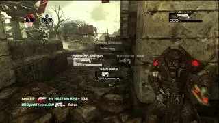 Gears 3 - Almost Epic Clutch / Sawed-off Getting Patched.