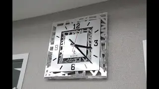 Часы настенные VIP из зеркального акрила
