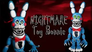 FNAF 4 ✰ Nightmare Toy Bonnie Tutorial ✰ Polymer Clay ✰ Porcelana Fría ✰