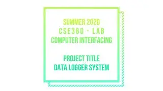 Data Logger System | Arduino UNO | Proteus | LabVIEW
