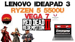 Lenovo Ideapad 3 Ryzen 5 5500U Teste em Jogos - Red Dead Redemption 2 ONLINE