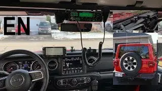 Jeep Wrangler JLU Ham radio Installation