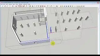 03_ДЕЛАЕМ ПЛАН ПО JPG БТИ В SKECHUP ЗАВЕРШЕНИЯ ТЕХНИКА ВЫДАВЛИВАНИЯ