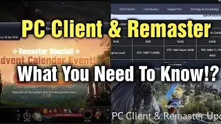 Black Desert Mobile New Update & Remaster + PC Client Update What You Need To Know!?