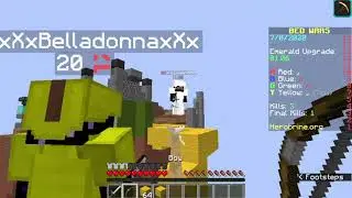 Minecraft bedwars but I use Dream skin