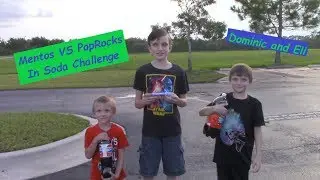 Science for Kids:  Pop Rocks vs. Mentos in Soda Challenge!