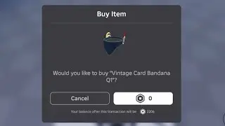 Sniping Vintage Card Bandana UGC LIMITED (FREE)