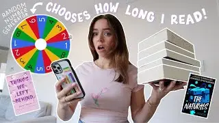 Random Number Generator Chooses How Many Hours I Read For!