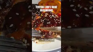 have you tried lion’s mane mushrooms? 🍄‍🟫 teriyaki lion’s mane mushroom “steaks” #mushrooms