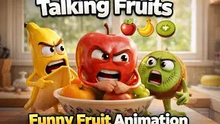 Talking Fruits 🍎🍌🥝 | Funny Fruit Animation 