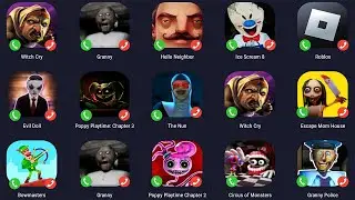 Witch Cry,Granny,Robox,Ice Scream 8,The Nun,Bowmasters,Poppy Playtime Chapter 2,Hello Neighbor