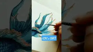 Something Fish'y😜😜||AK's ART||#art #drawing #1million #viral #trending #shorts