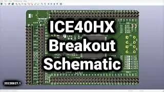 FPGA #4 - ICE40HX Simple Breakout Board Schematic