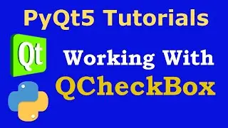 PyQt5 Tutorial  - Creating CheckBox with QCheckBox in Qt Designer