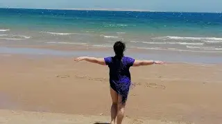 Albatros Aqua Blu Resort пляж и море.  территория Beach Albatros Resort.Хургада.