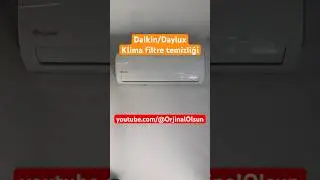 Daikin Daylux  klima filtre temizliği #temizlik #diy #klima #airconditioner #airconditioningservice