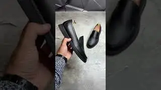 Чоловічі шкіряні лоффери на весну/осінь