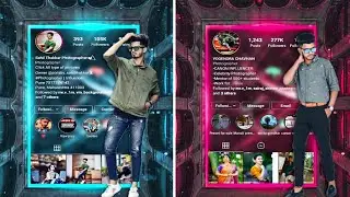 PicsArt Neon Light 3D Instagram Photo Editing Tutorial Step by Step in Picsart
