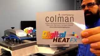 DigitalHeat FX | 8432wt makes a custom hat, shirt and can cooler [Heat Press Settings Have Changed]