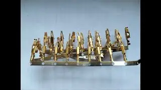 Позолоченный материал на анализ. Красиво блестит....