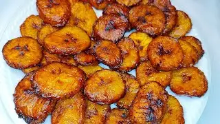 How To Fry Plantain. The Best Method Ever! (Sweet Ripe Plantain), Smooth And Soft.