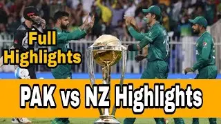 Pakistan vs New Zealand T20 world cup 2021 highlights - PAK vs NZ match highlights