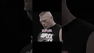 We Will Miss Brock Lesnar 🥺 #shorts