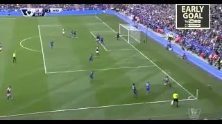 Goal Cresswell.Leicester-West Ham 1:2.
