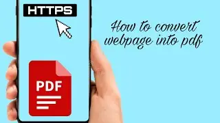 How to convert webpage to pdf without any app free|| convert any website to pdf free 