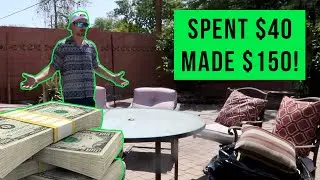 Triple Your Money By Flipping Patio Tables!