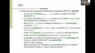 CS Colloquium Constraint Solving - Revisiting Optimal Arc Consistency by Roland Yap