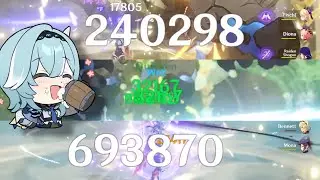 C0 WGS Eula in Hyperbloom vs Traditional vs One shot teams | Genshin Impact