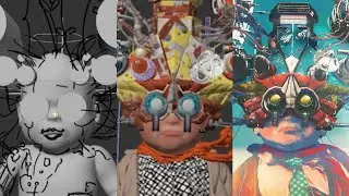 Cinema4D, Marvelous Designer / Making 3D Character / Process Video