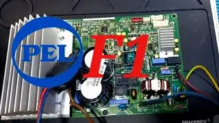 PEL DC inverter AC F1 error code AC PCB 